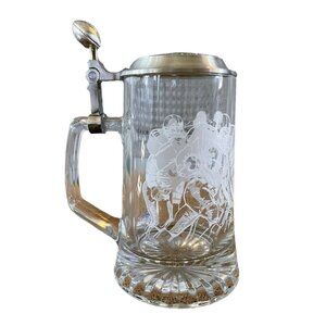 NFL Stein w/ Holographic NFL Emblem Made in Germy